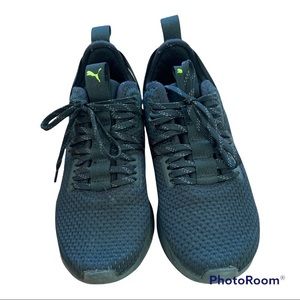 Puma boys throttle sneaker black